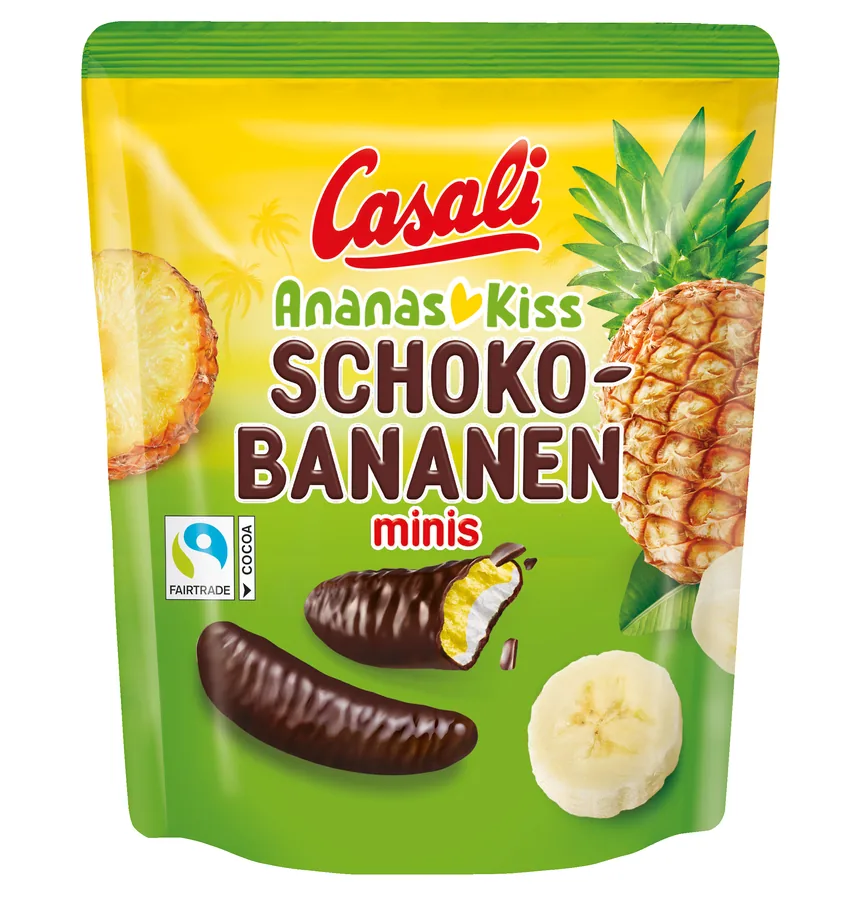 Casali Schoko-Bananen AnanasKiss Verpackung